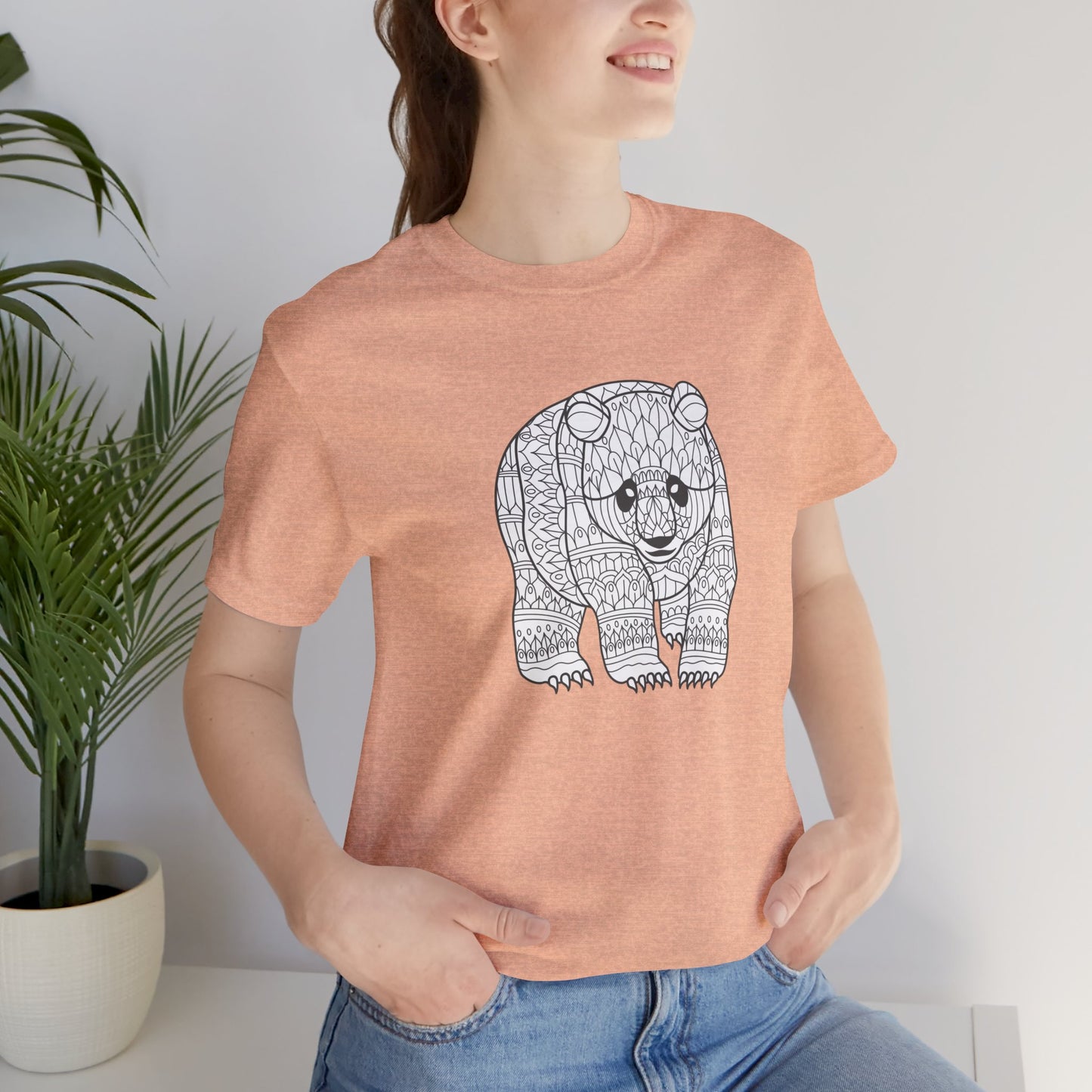 Unisex Tee Shirt with animals Print