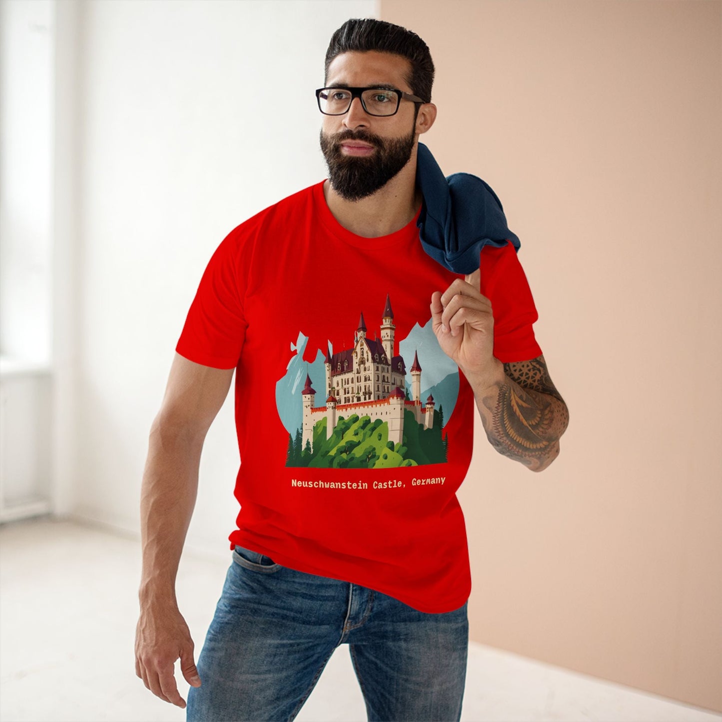 Germany Travel Shirt Unisex Premium Cotton Tee With Original Retro2Nova Art Design Daily Comfort