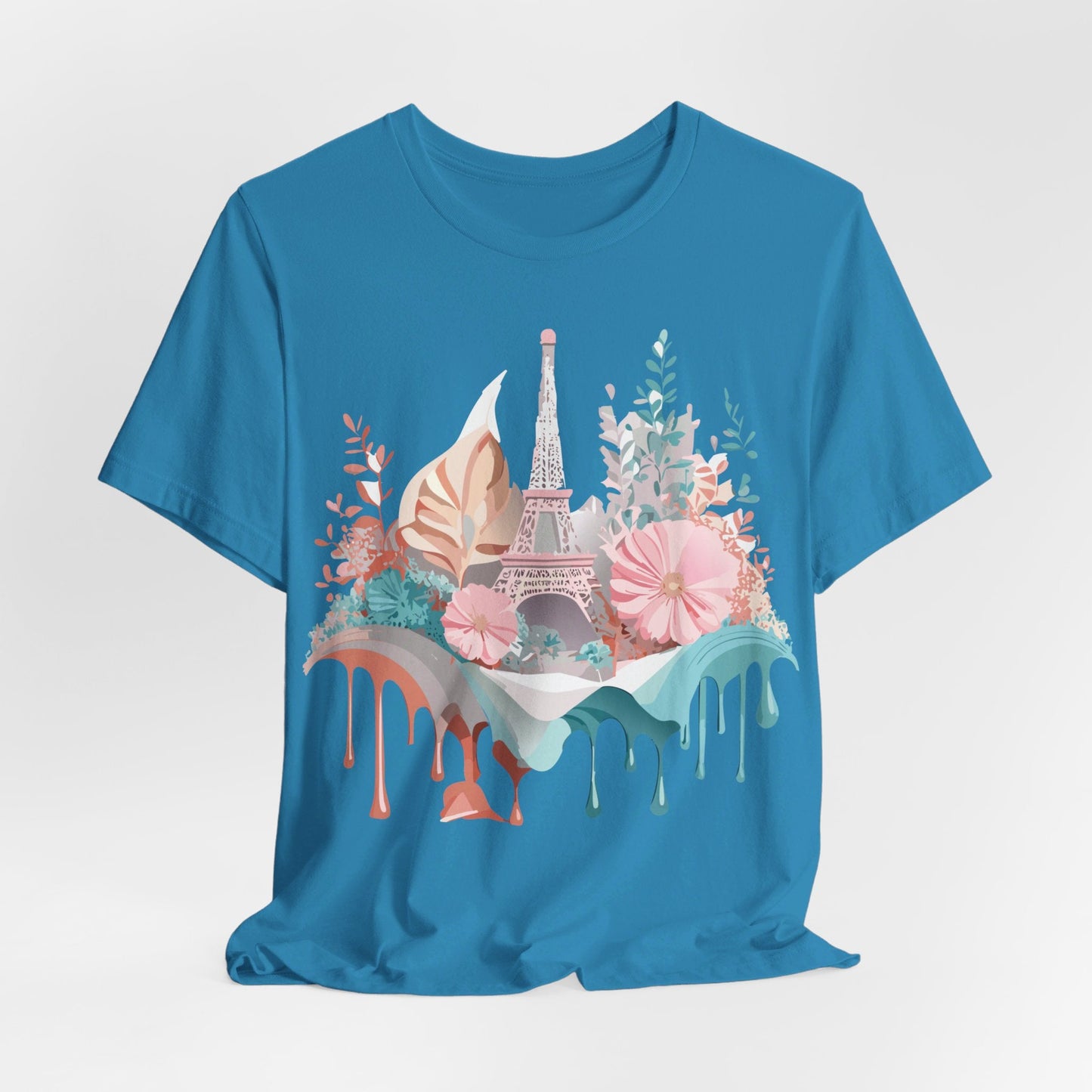 Unisex Paris Graphic T Shirt By Adelpha Vintage Inspired Art Tee Short Sleeve Casual Wear
