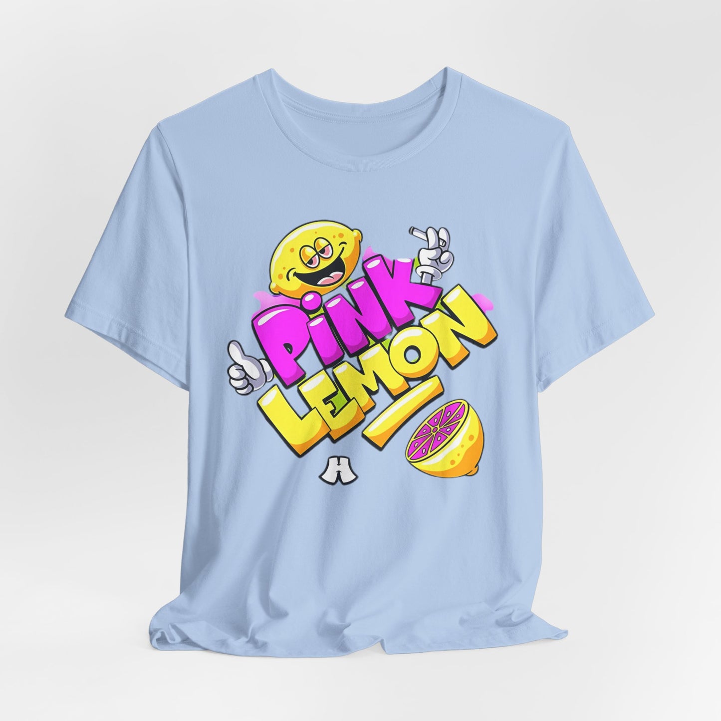 Lemon Graphic Tee, Graphic T-Shirt, Funny Lemon Shirt, Cute Cartoon Tees, Art T-Shirt, Art Design Tees