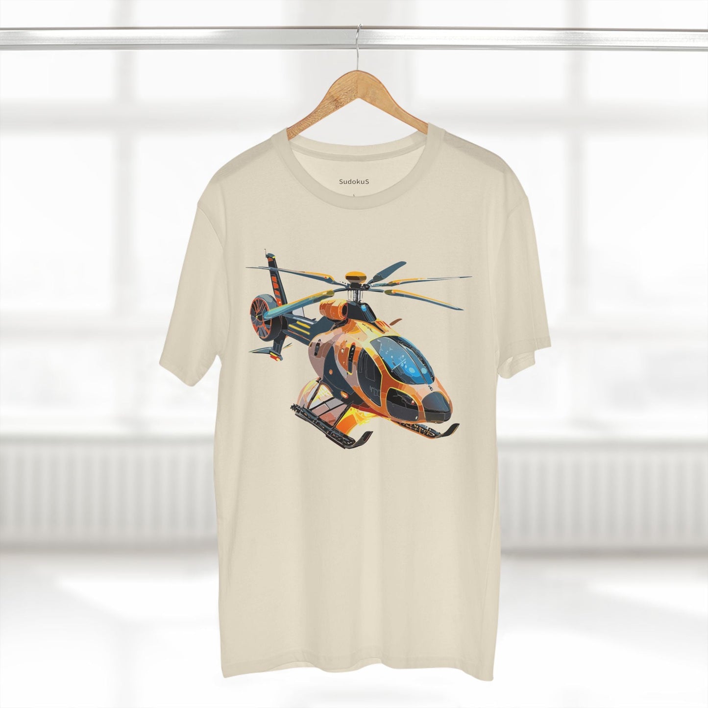 Chopper Graphic Unisex 100 Cotton Staple Tee 6