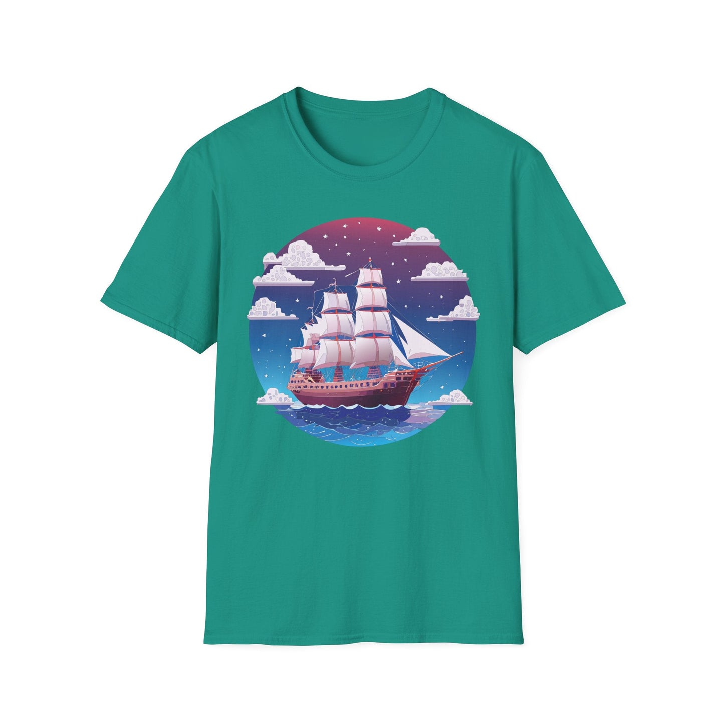 Ship T Shirt Frigate T Shirt Vessel Tee Shirt Unisex Softstyle 100 Percent Ring Spun Cotton