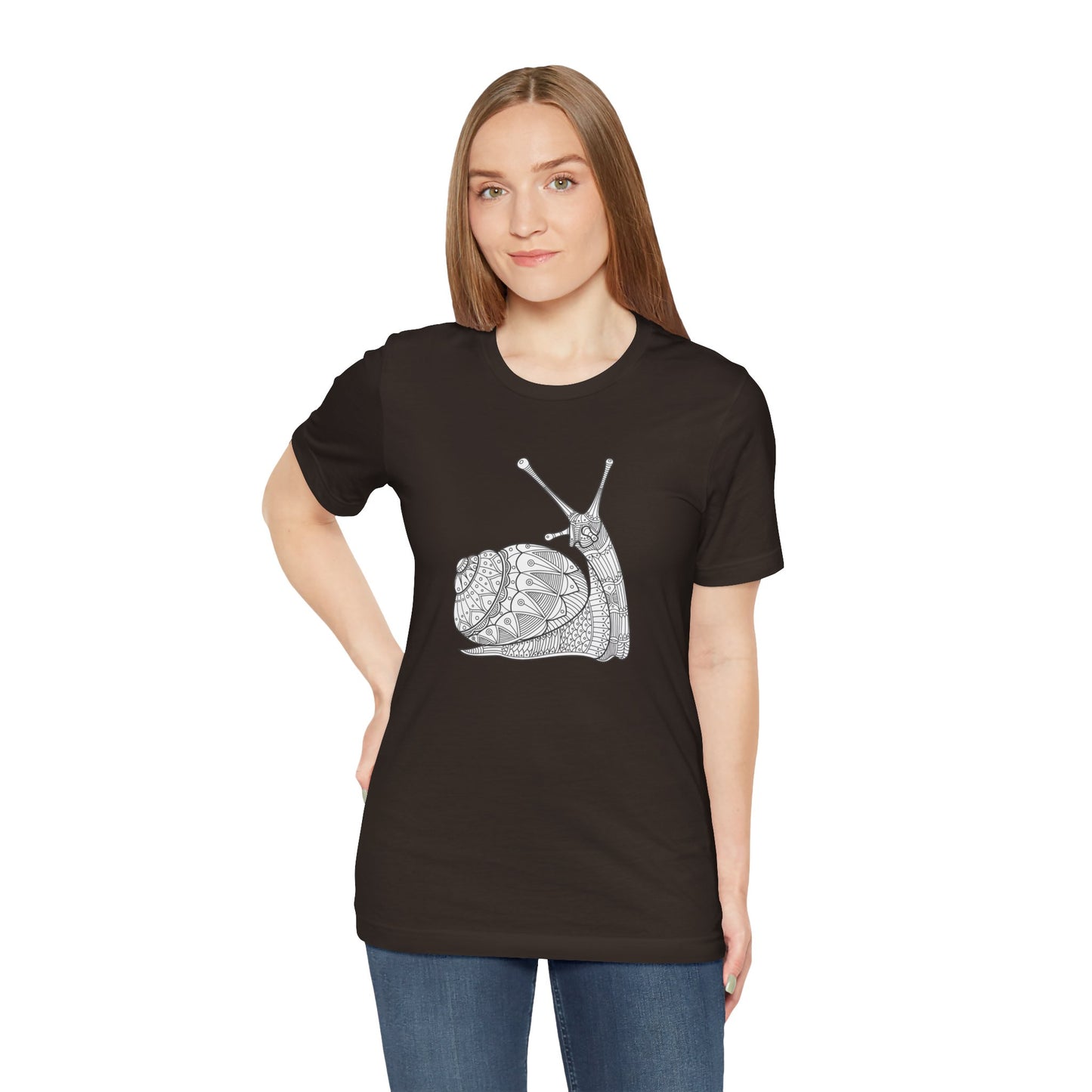 Unisex-T-Shirt mit Tier-Print 