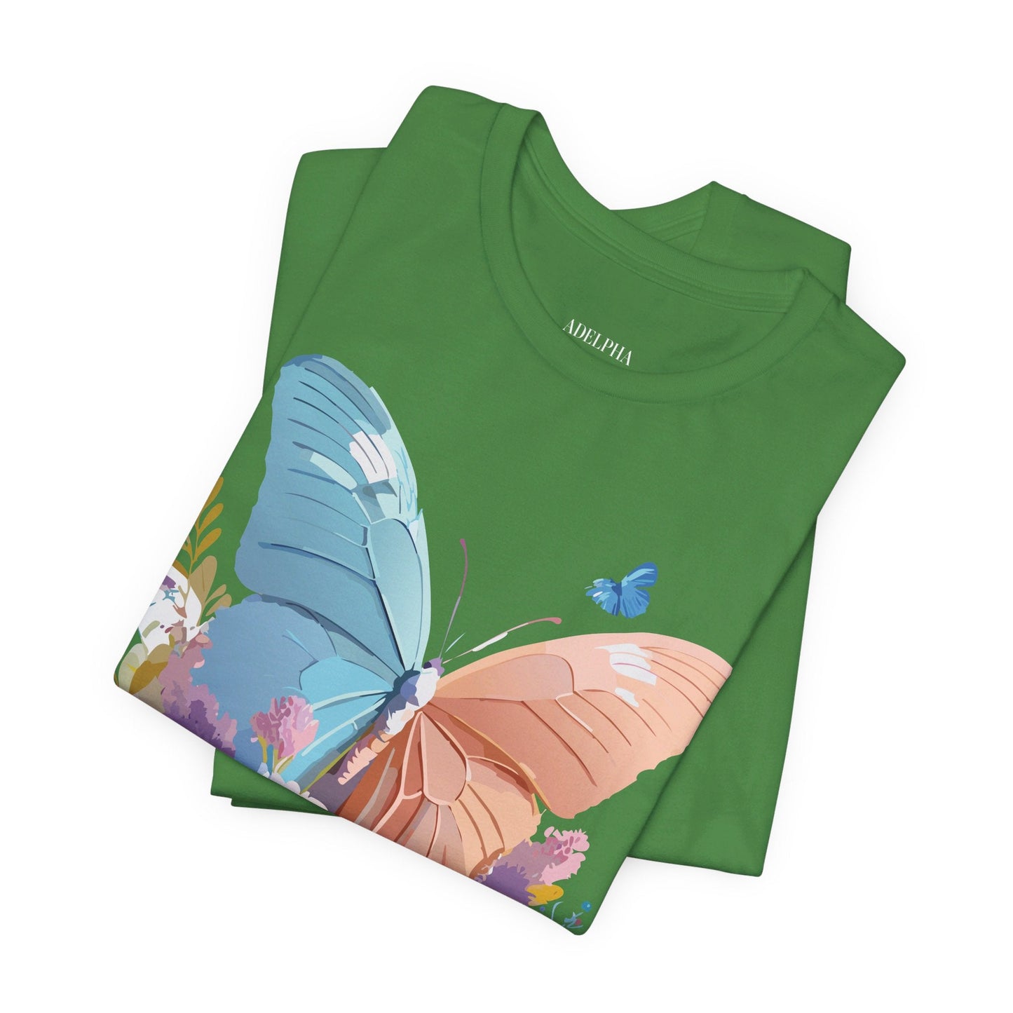 Butterfly Graphic Tee Adelpha Unisex Short Sleeve Art Design