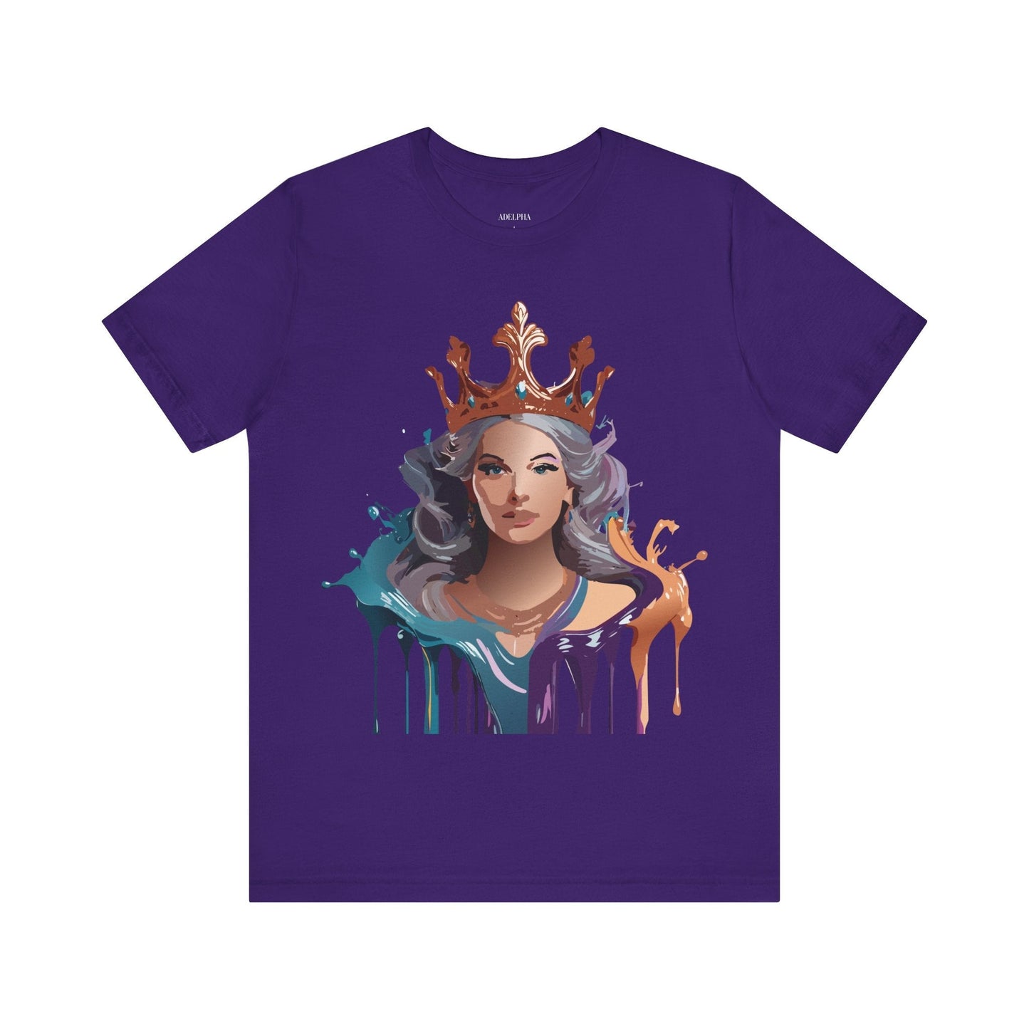 Queen Graphic Tee By Adelpha Art Design Unisex Short Sleeve Vintage Inspired Shirt