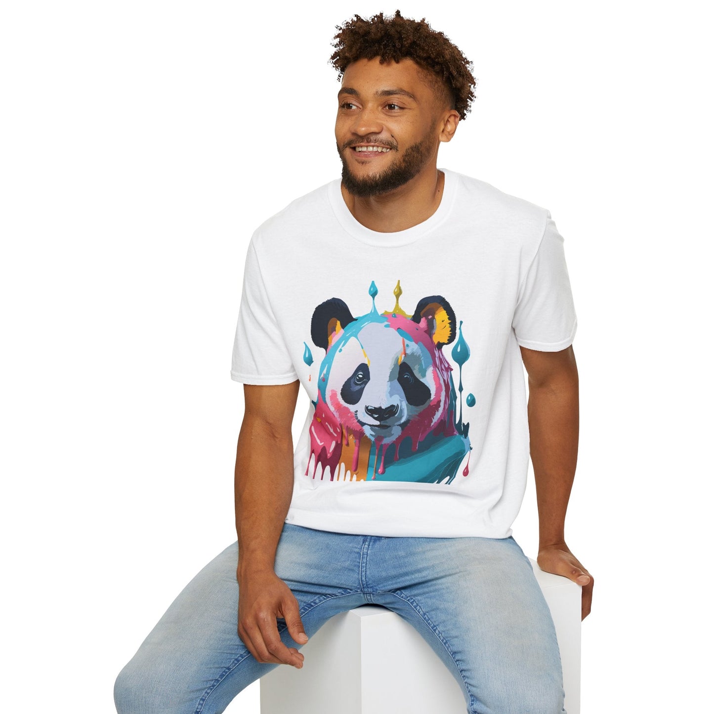 Panda Shirt Unisex T Shirt Panda Lover Gift Gildan Softstyle Tee 100 Percent Cotton