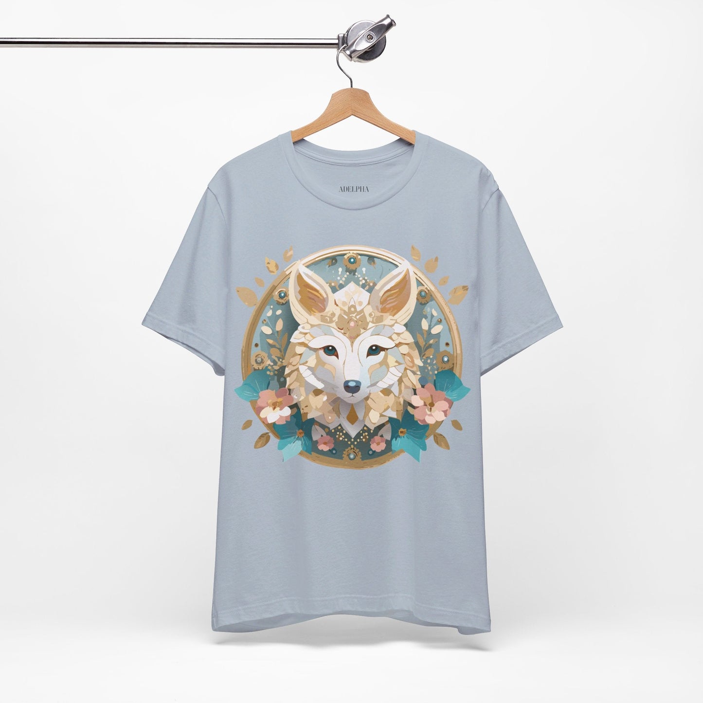 Adelpha Medallion Graphic Tee Unisex Short Sleeve Jersey Shirt With Vintage Artwork