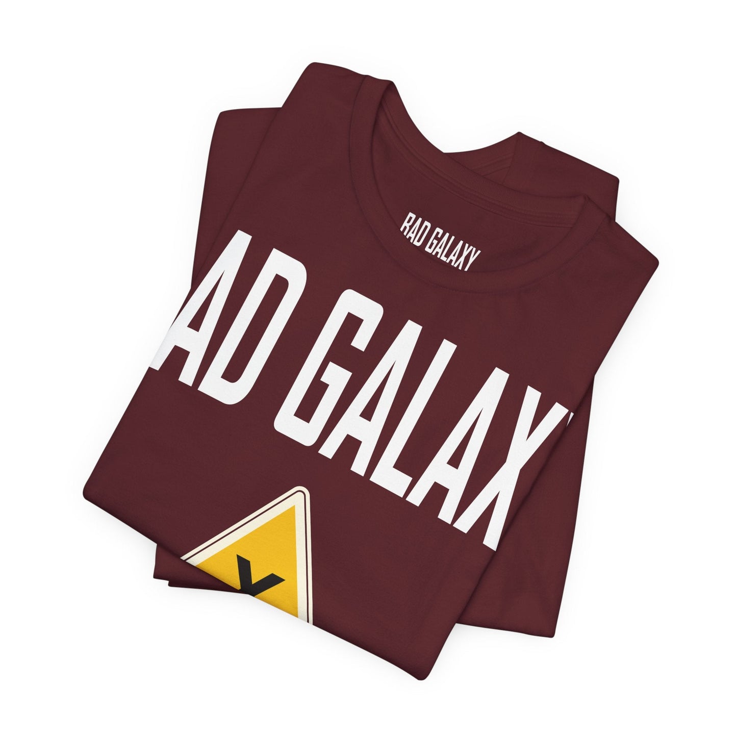 Bad Galaxy Tee Shirt With Red Stamp Made To Order 100 Percent Cotton Eco Friendly Inks USA