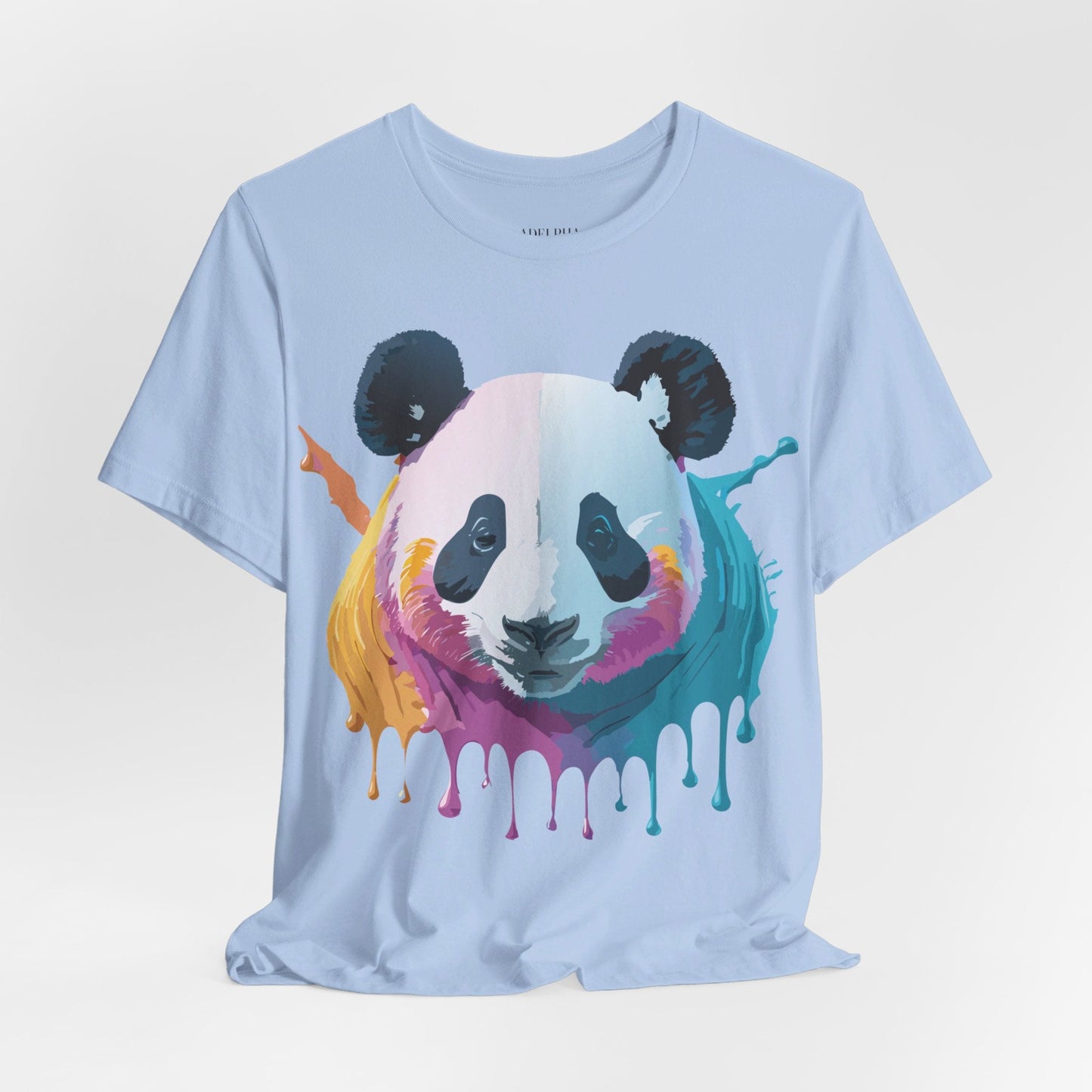 Panda Shirt Unisex Graphic Tee Vintage Inspired Artwork By Adelpha Jersey Short Sleeve