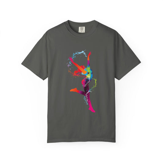Camiseta unisex con diseño de arte deportivo.