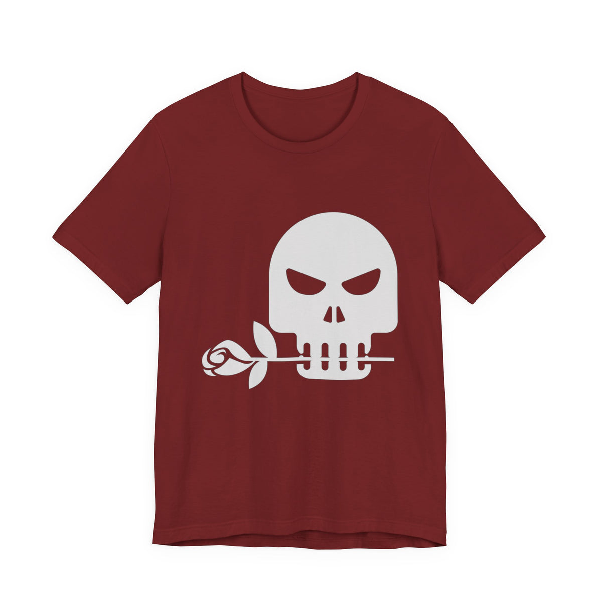 Camiseta unisex de algodón con calavera