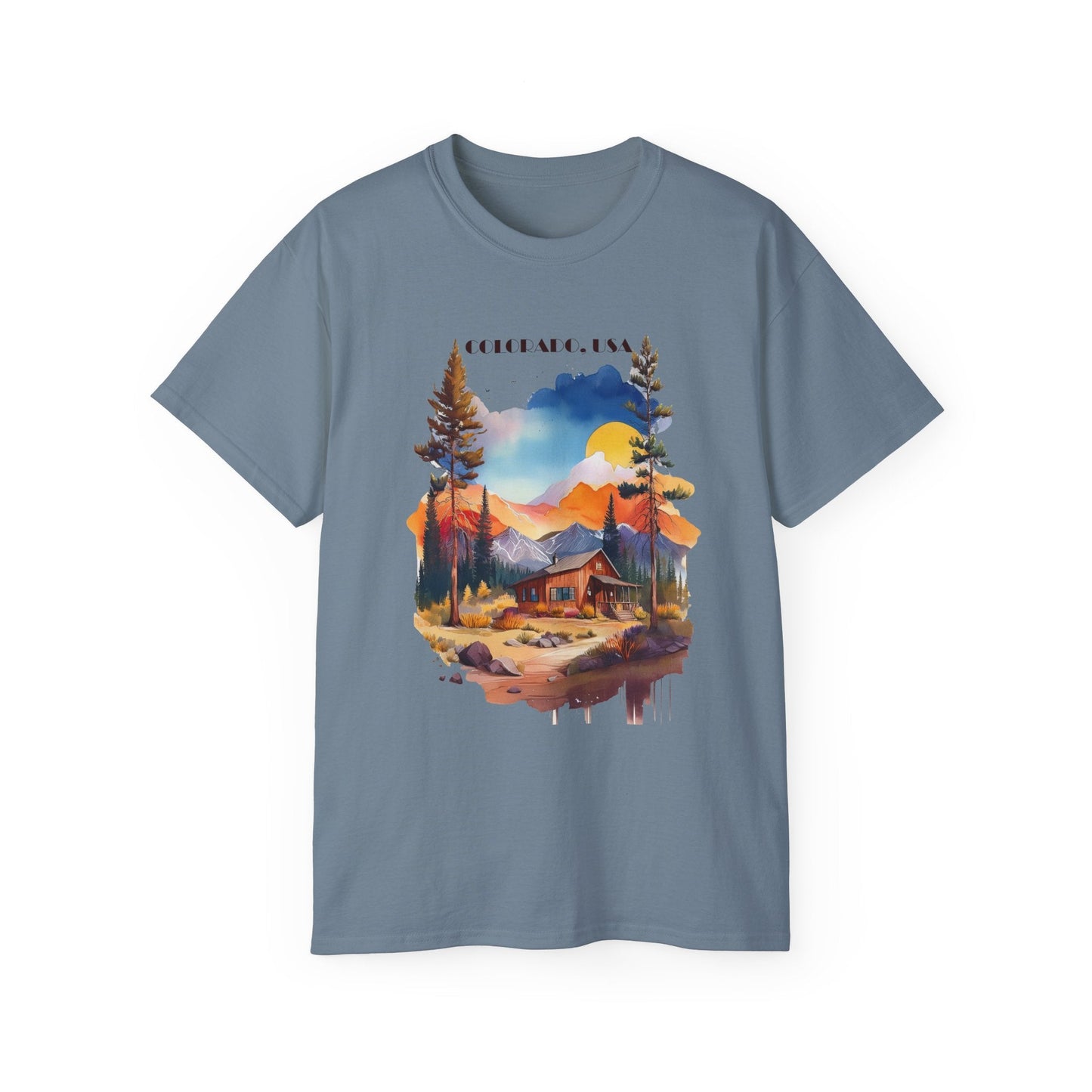 Colorado Graphic Unisex Cotton T‑Shirt 2