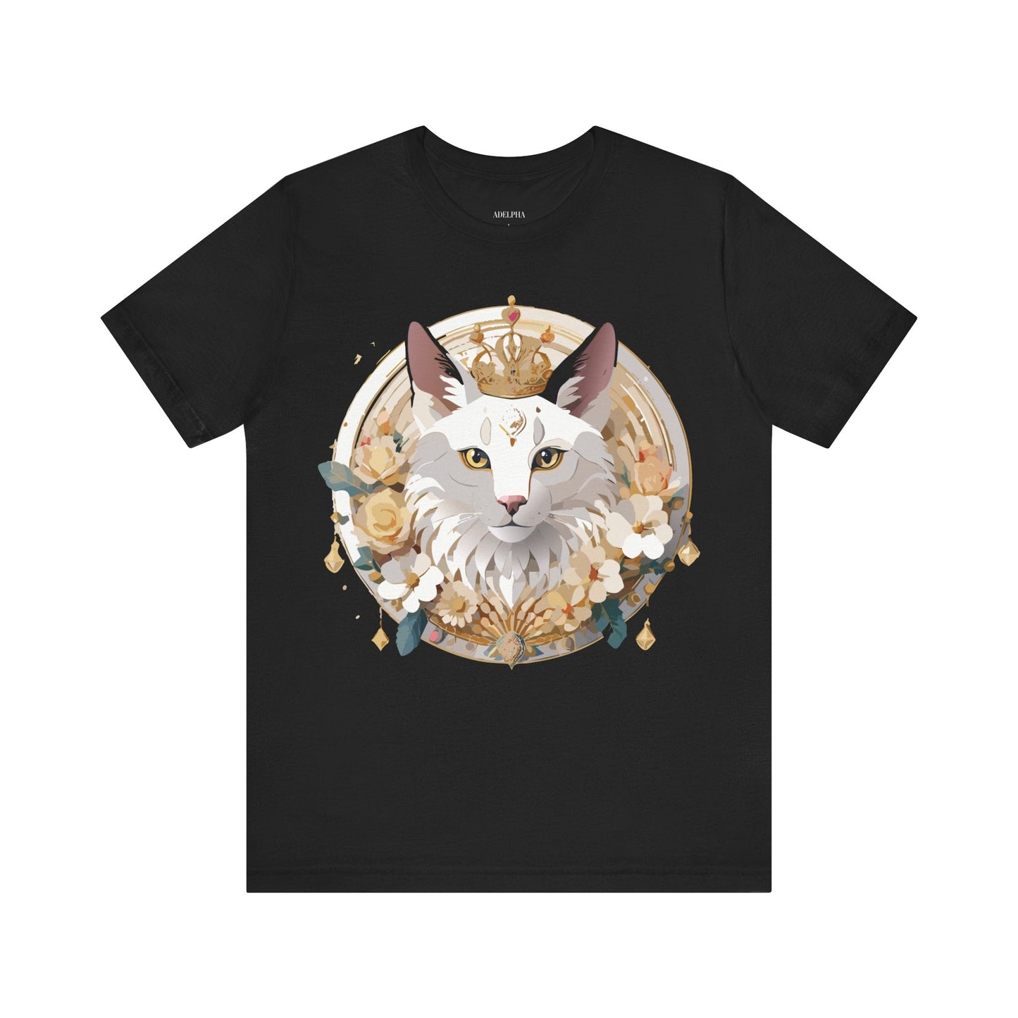 Medallion Graphic Unisex 100 Cotton Vintage Animal Medal Artwork Tee 38