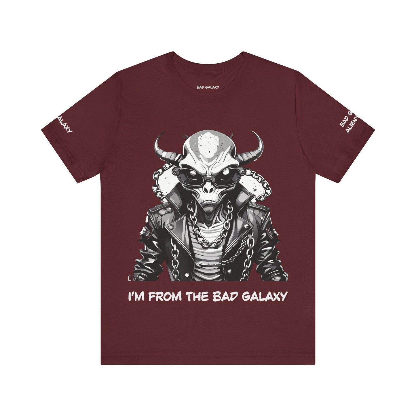 Alien Tee Shirt From Bad Galaxy 100 Cotton Made To Order With Eco Friendly Inks Free Shipping