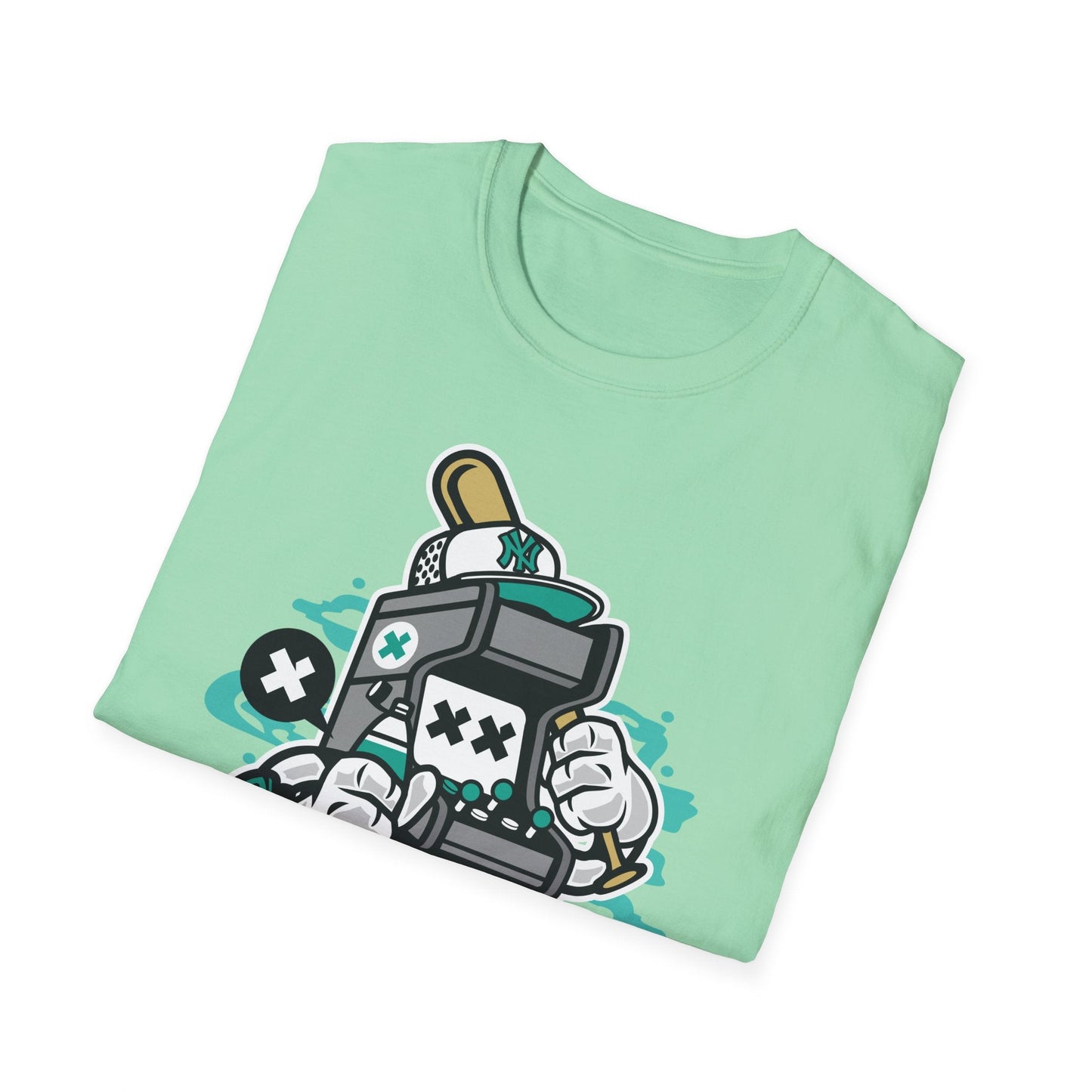 Unisex Gildan Softstyle Cartoon T Shirt Animation Design Funny Tee Ring Spun Cotton