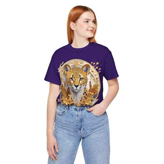 Medallion Graphic Unisex 100 Cotton Vintage Animal Medal Artwork Tee 54