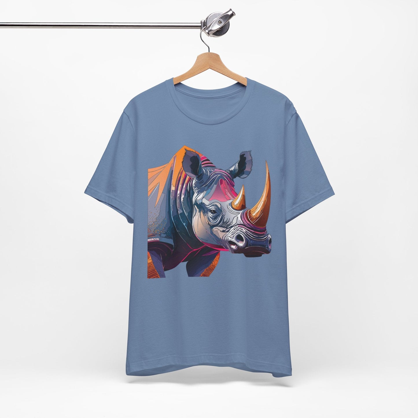 Unisex Animal Print Tee Shirt Featuring Wild Animals Art Design For Everyday Wear