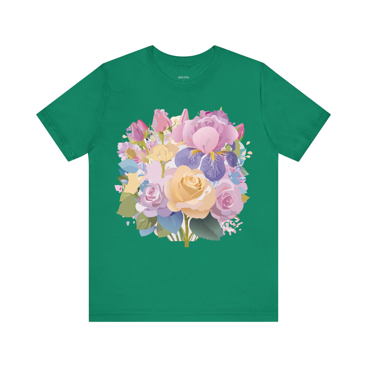 Floral Graphic Tee Shirt - Bella+Canvas Unisex 100 Cotton 45