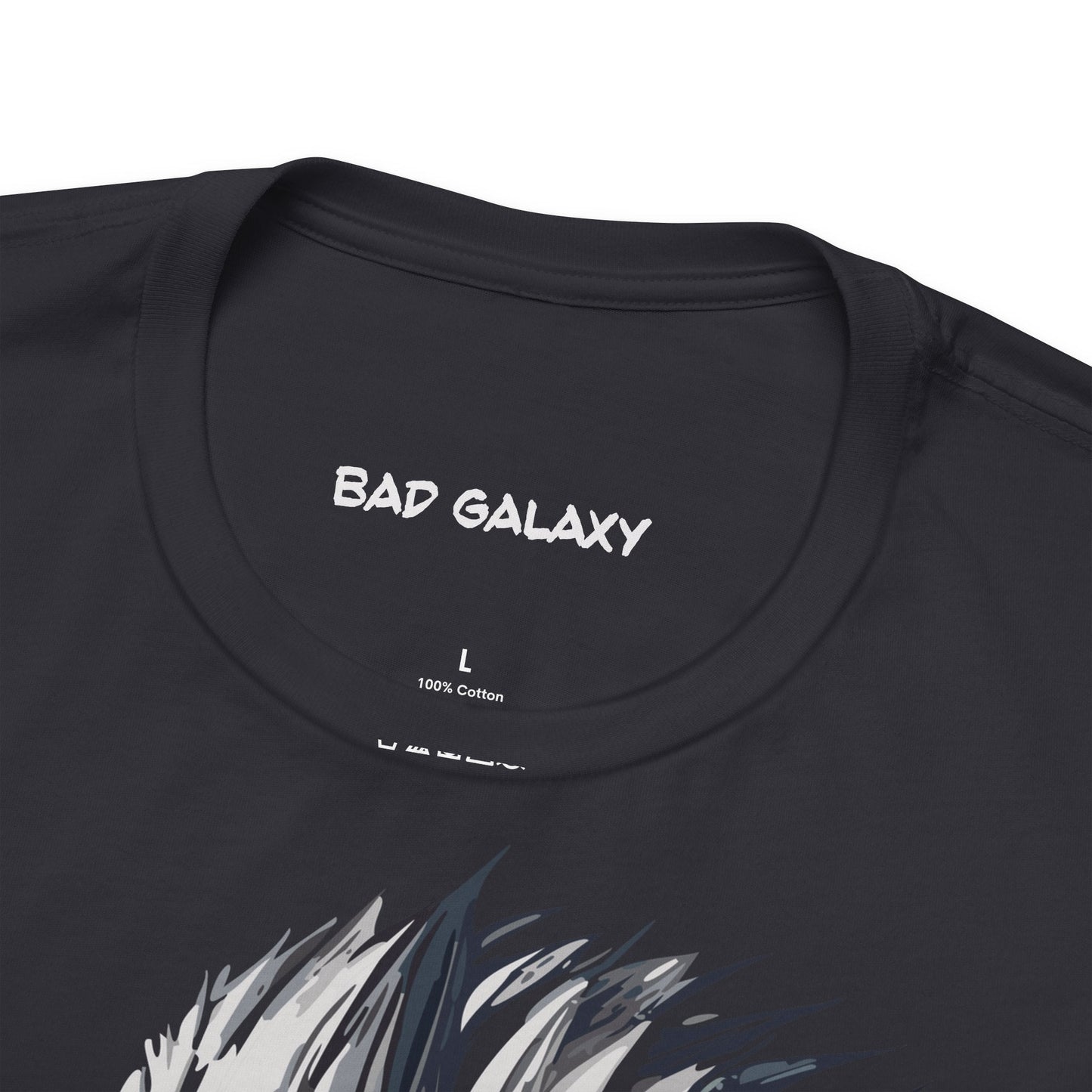 Punk Rock Tee Shirt 100 Percent Cotton Made To Order From Bad Galaxy Eco Friendly Inks USA