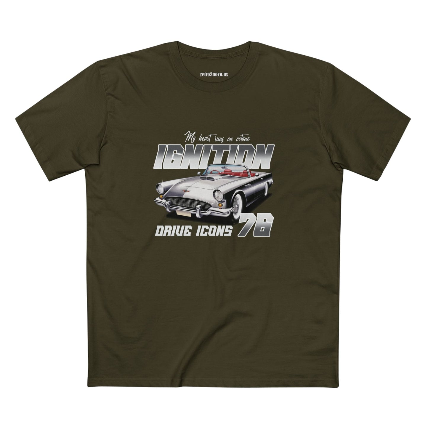 Retro Car Shirts Vintage Car Shirts RC11 Unisex Premium Cotton Tee With Original Art Design