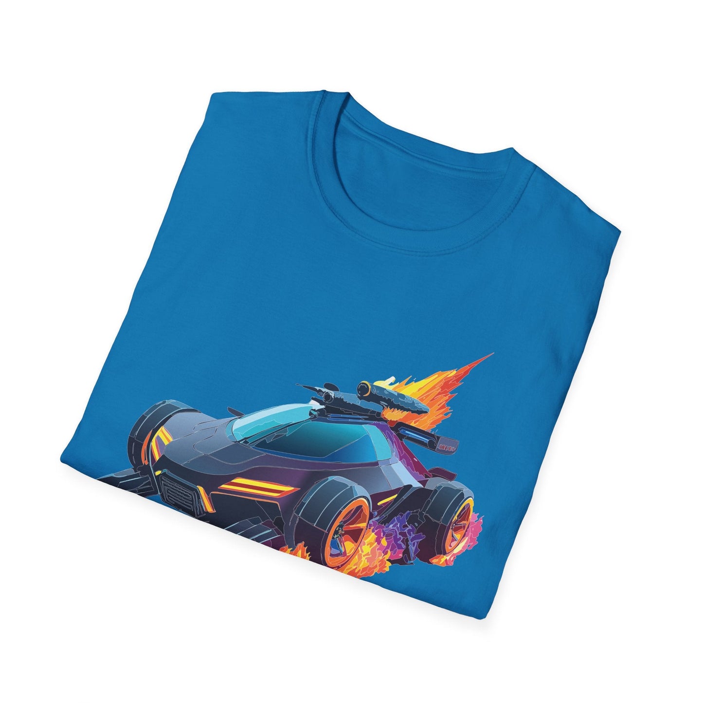 Unisex Car T Shirt Hot Wheels Cars Shirt 100 Percent Ring Spun Cotton Gildan Softstyle Tee