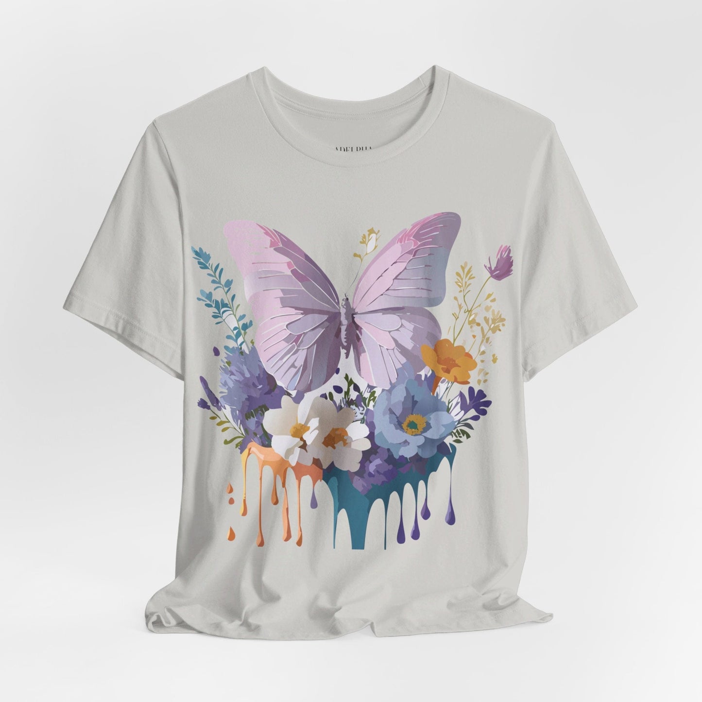 Adelpha Graphic Butterfly Unisex Short Sleeve Graphic Tee Art Design