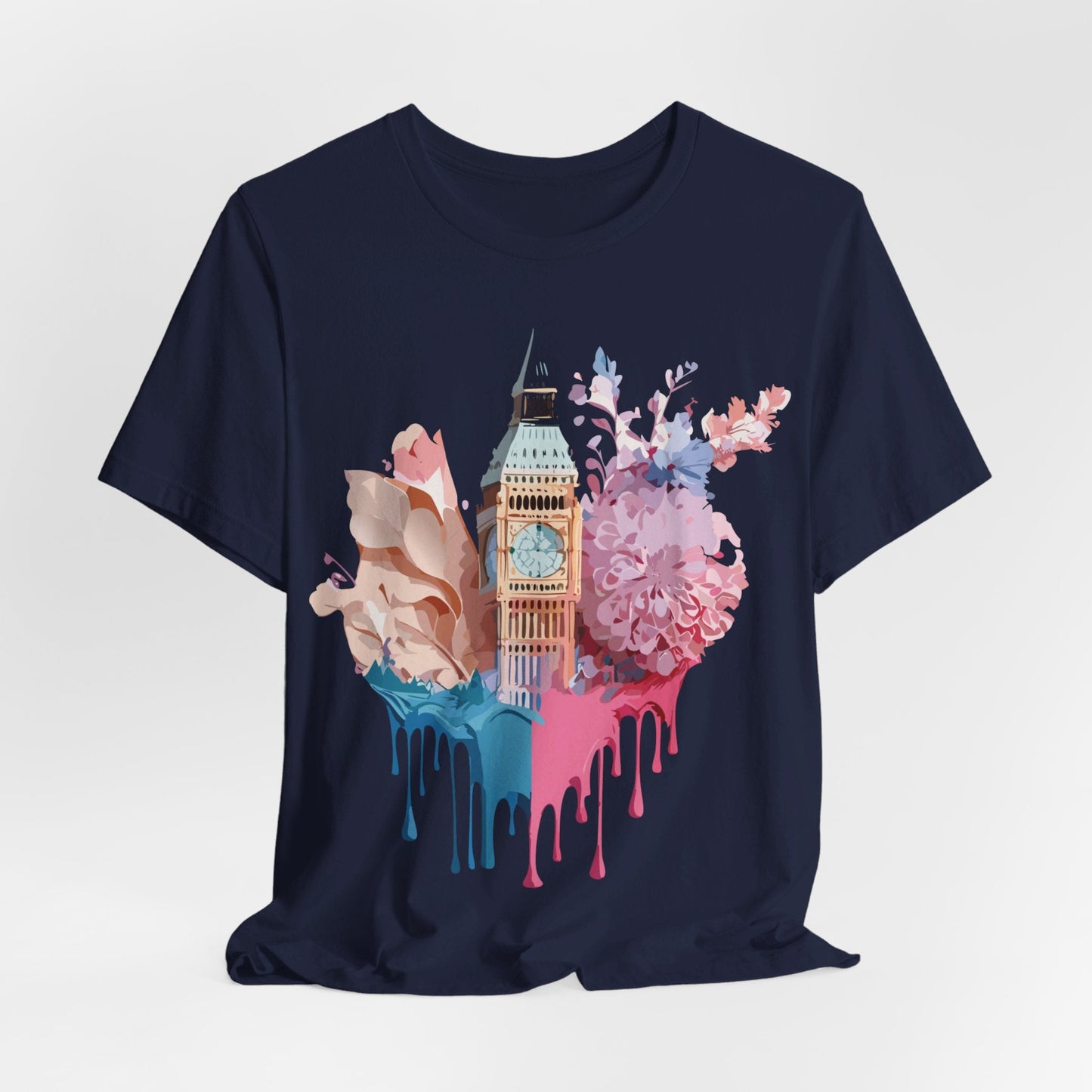 Adelpha Unisex London Tour Graphic Tee With Vintage Inspired Artwork Short Sleeve