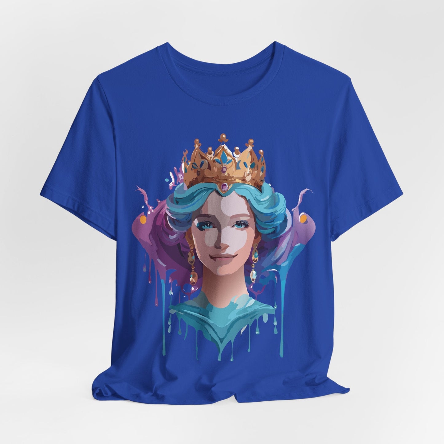 Queen Woman Portrait Graphic Unisex 100 Cotton Vintage Artwork Tee 1