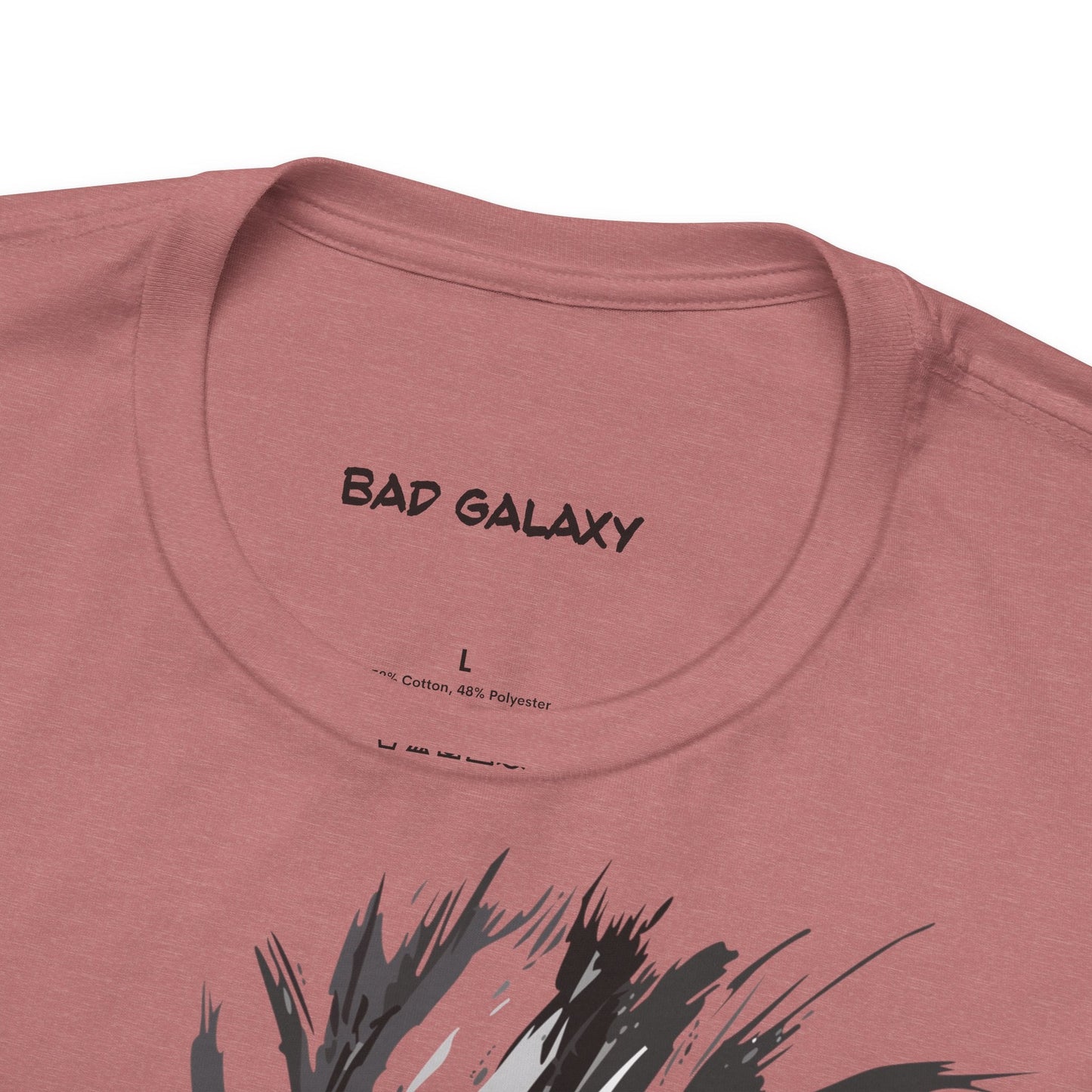 Punk Rock Tee Shirt From Bad Galaxy Made To Order 100 Percent Cotton With Eco Friendly Inks