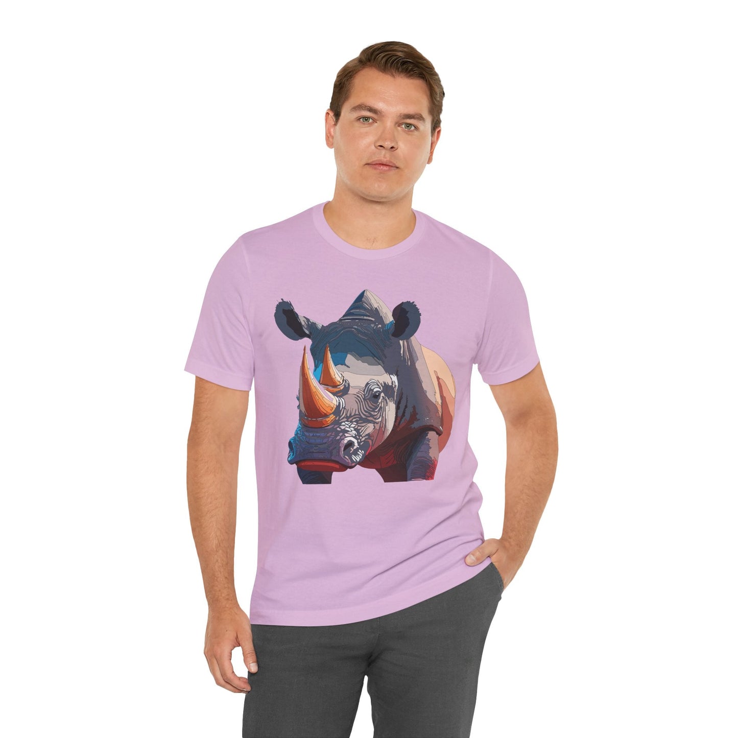 Unisex Animal Shirt Tee With Art Design Wild Animals Gildan Softstyle 64000 Graphic Tee