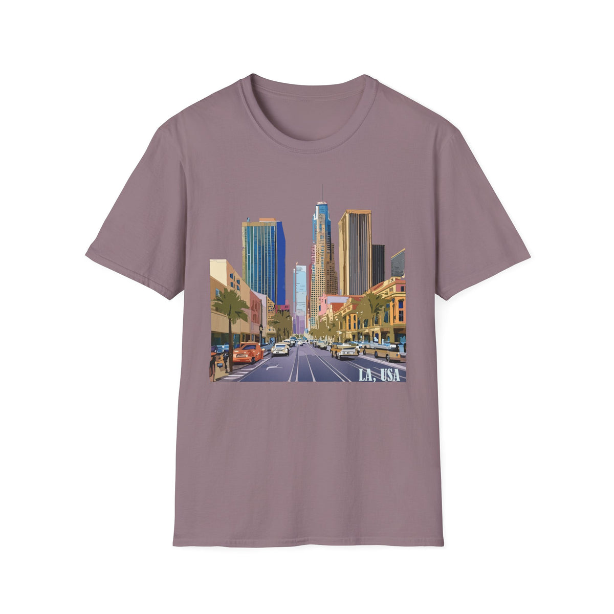 Downtown Los Angeles City Skyline T-Shirt | Urban Cityscape Tee