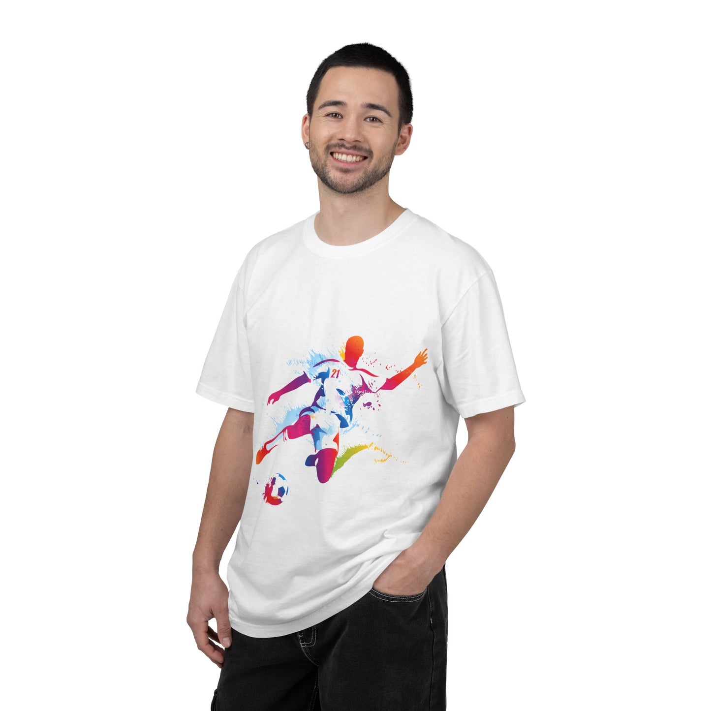 Sports Graphic Unisex T-Shirt Garment Dyed Cotton Relaxed Fit Comfort Colors 5