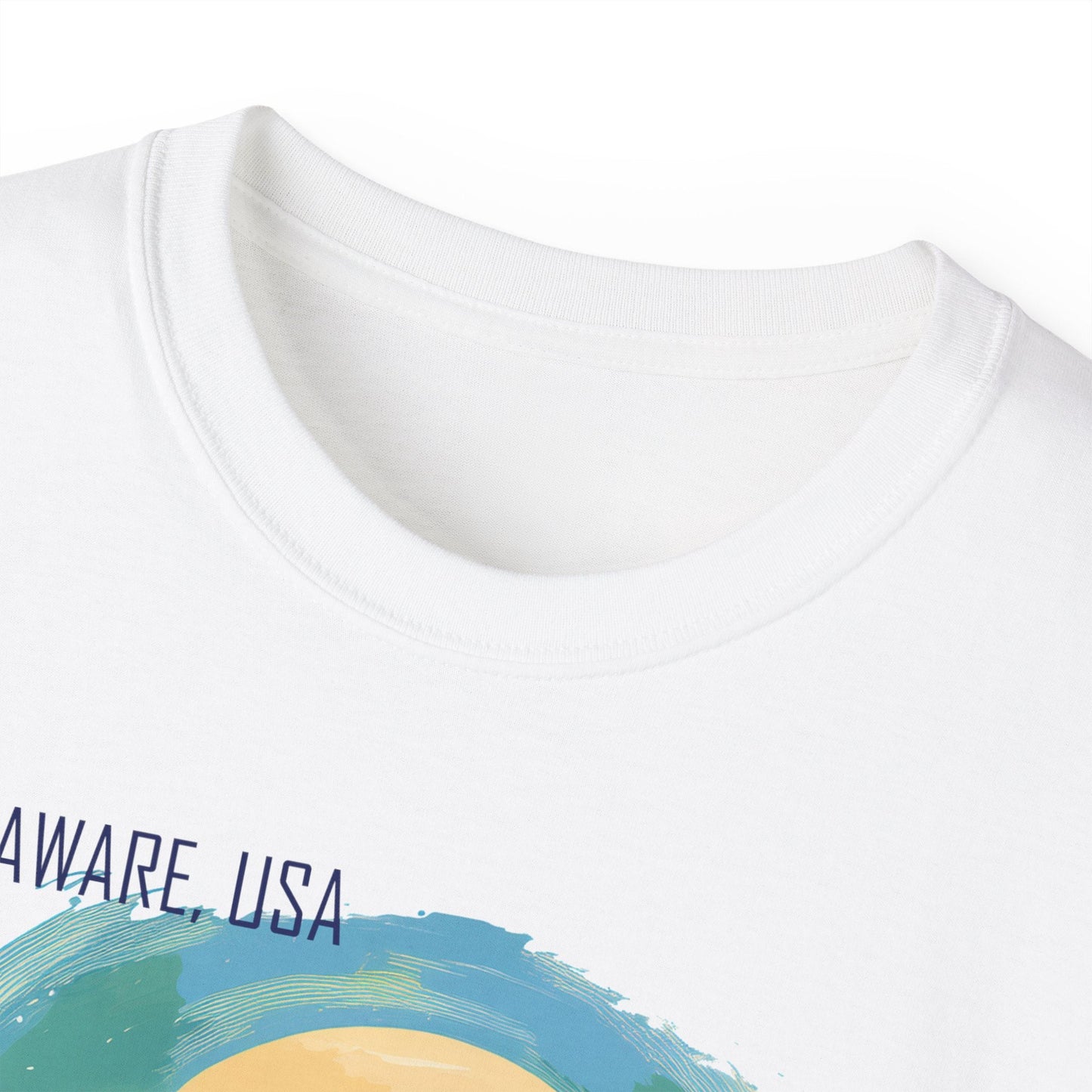 Delaware Graphic Unisex Cotton T‑Shirt 1