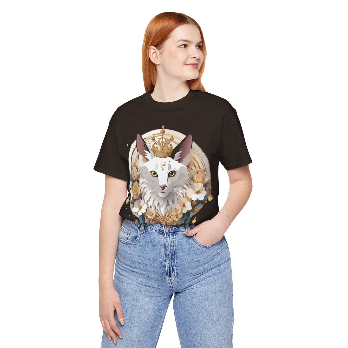 Medallion Graphic Unisex 100 Cotton Vintage Animal Medal Artwork Tee 38