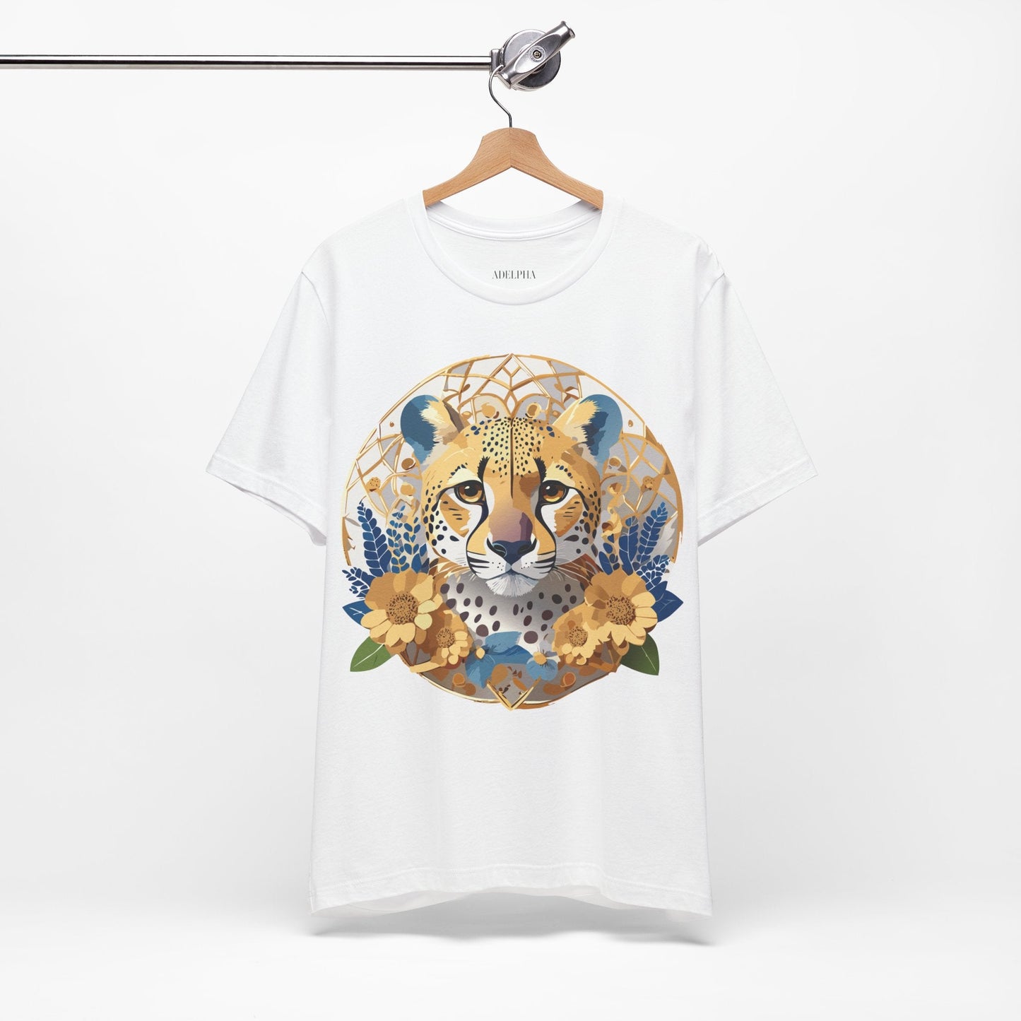 Medallion Graphic Unisex 100 Cotton Vintage Animal Medal Artwork Tee 53