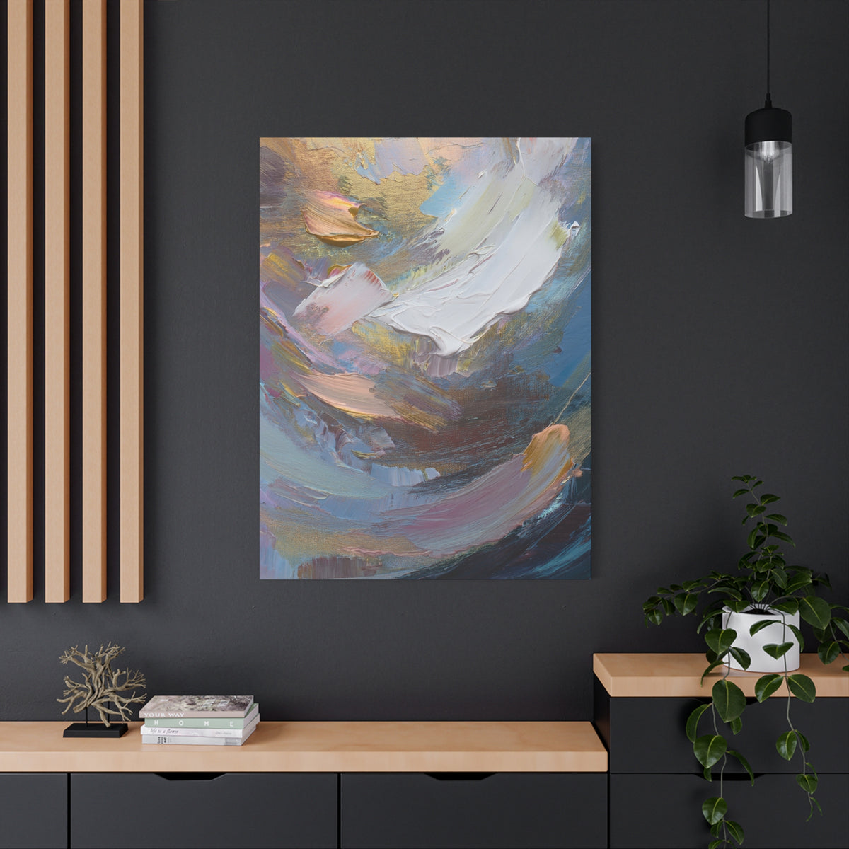 Abstract Oil Painting Print Canvas 20x24,20x30,24x30 24x32,24x36,30x40 32x48,36x48,40x60 Pine-Wood Inner Frame ABS-85
