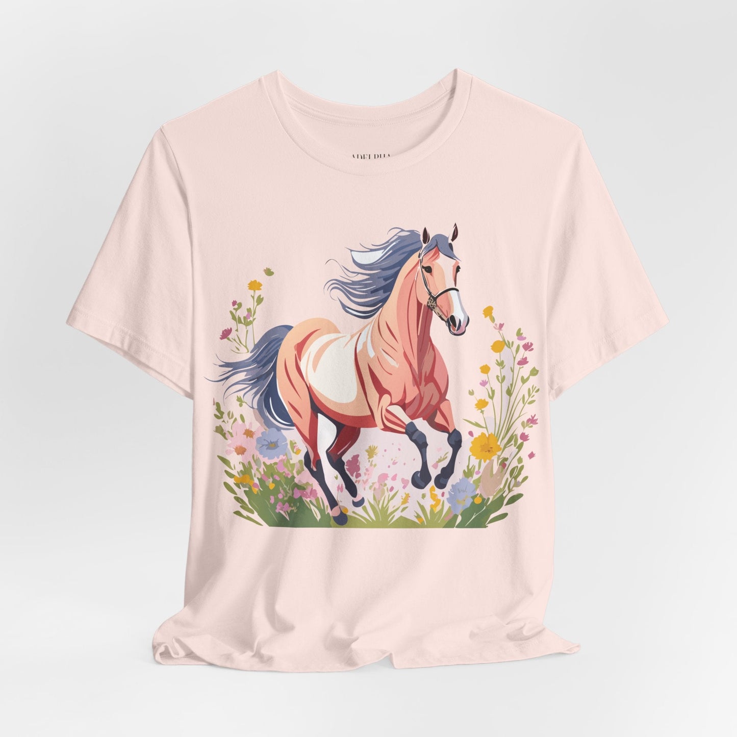Horse Graphic Unisex 100 Cotton Vintage Animal Art T-Shirt 9