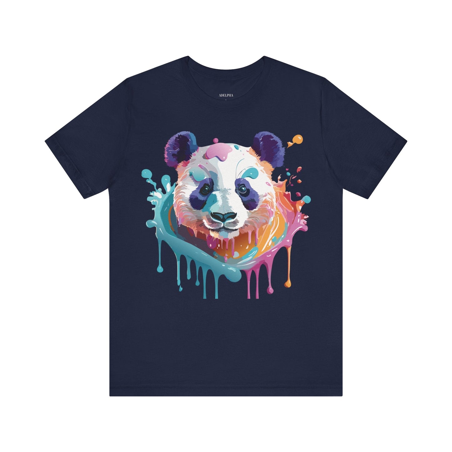 Panda Graphic Unisex 100 Cotton Vintage Art with Animal T-Shirt 12