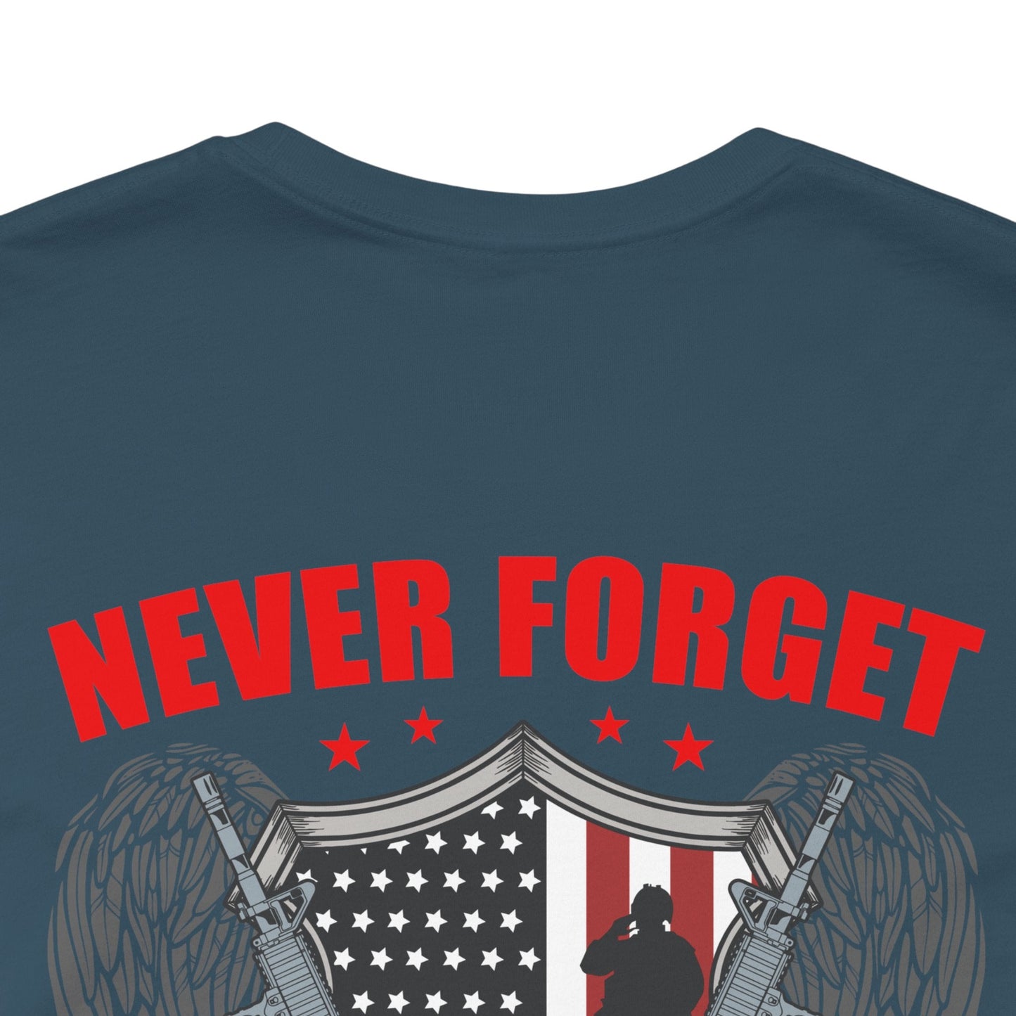 Army Veteran Patriotic Graphic Design Unisex Cotton T-Shirt v39