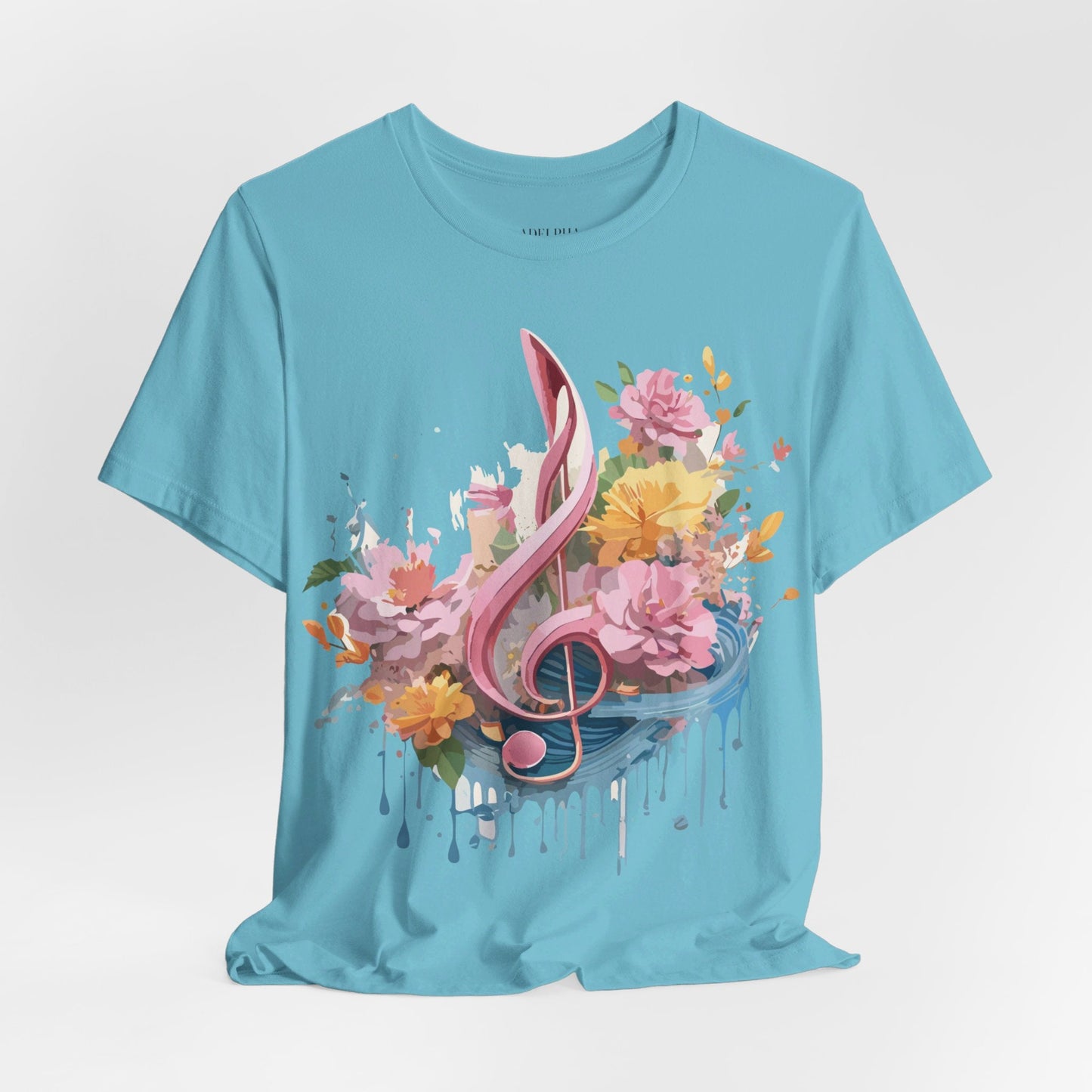 Music Graphic T Shirt Unisex Adelpha Vintage Inspired Art Design Tee Short Sleeve Premium Jersey