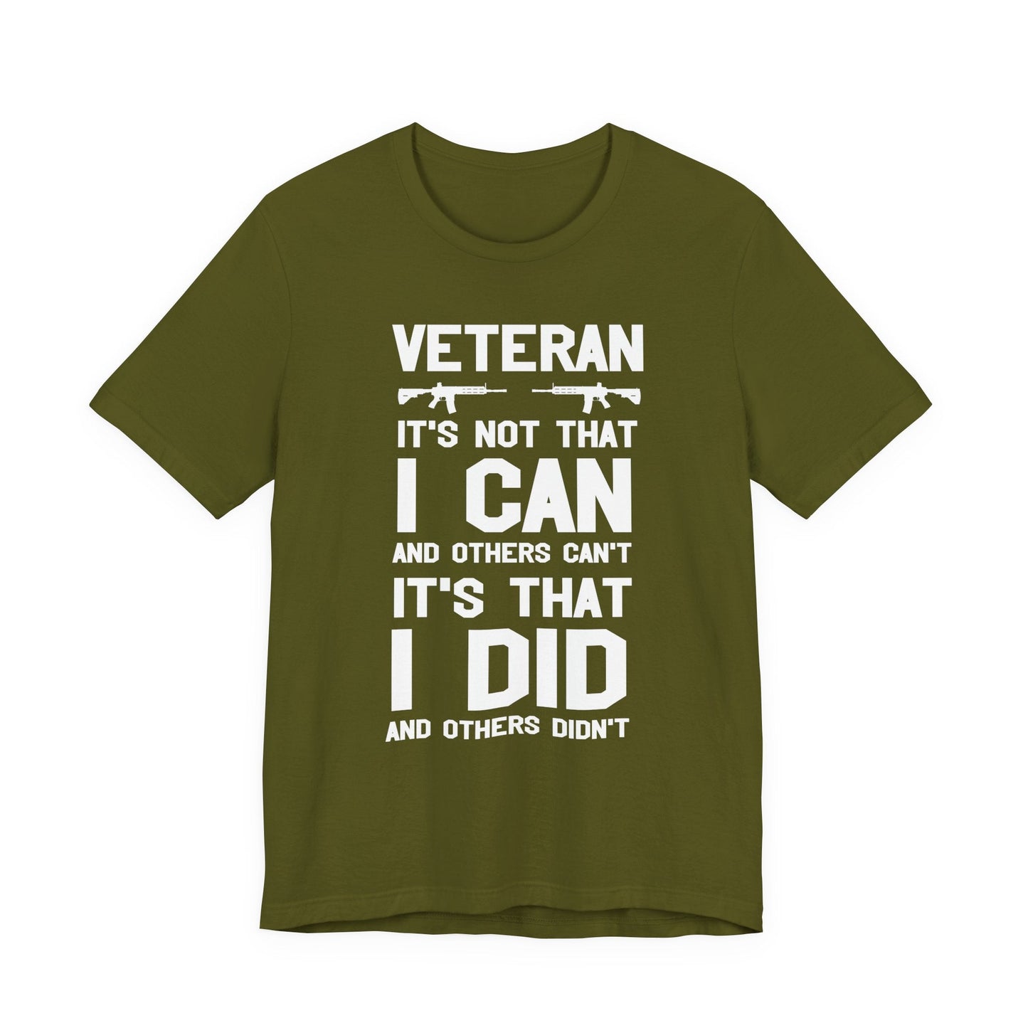 Army Veteran Patriotic Graphic Design Unisex Cotton T-Shirt v61