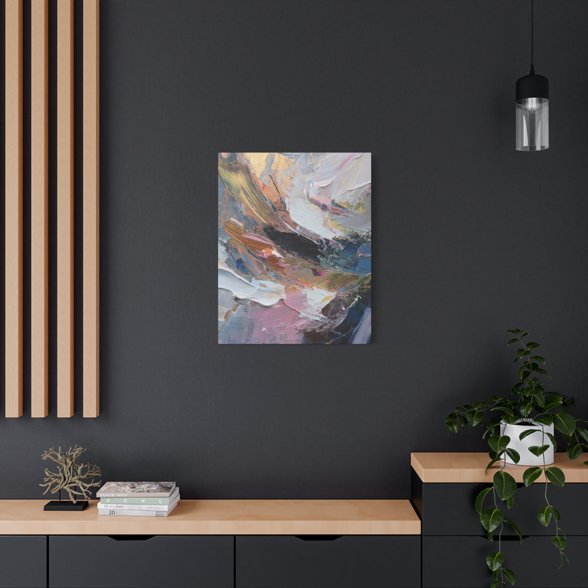 Abstract Oil Painting Print Canvas 20x24,20x30,24x30 24x32,24x36,30x40 32x48,36x48,40x60 Pine-Wood Inner Frame ABS-86