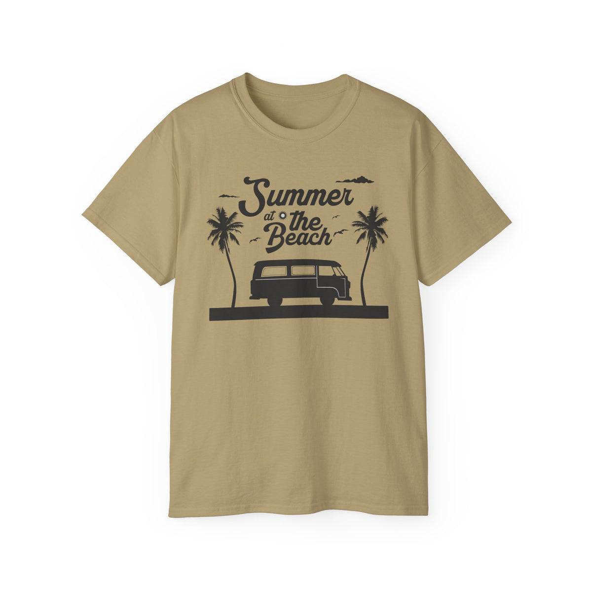 Summer at the Beach Van Tee | Surf Camper Palm Tree Shirt