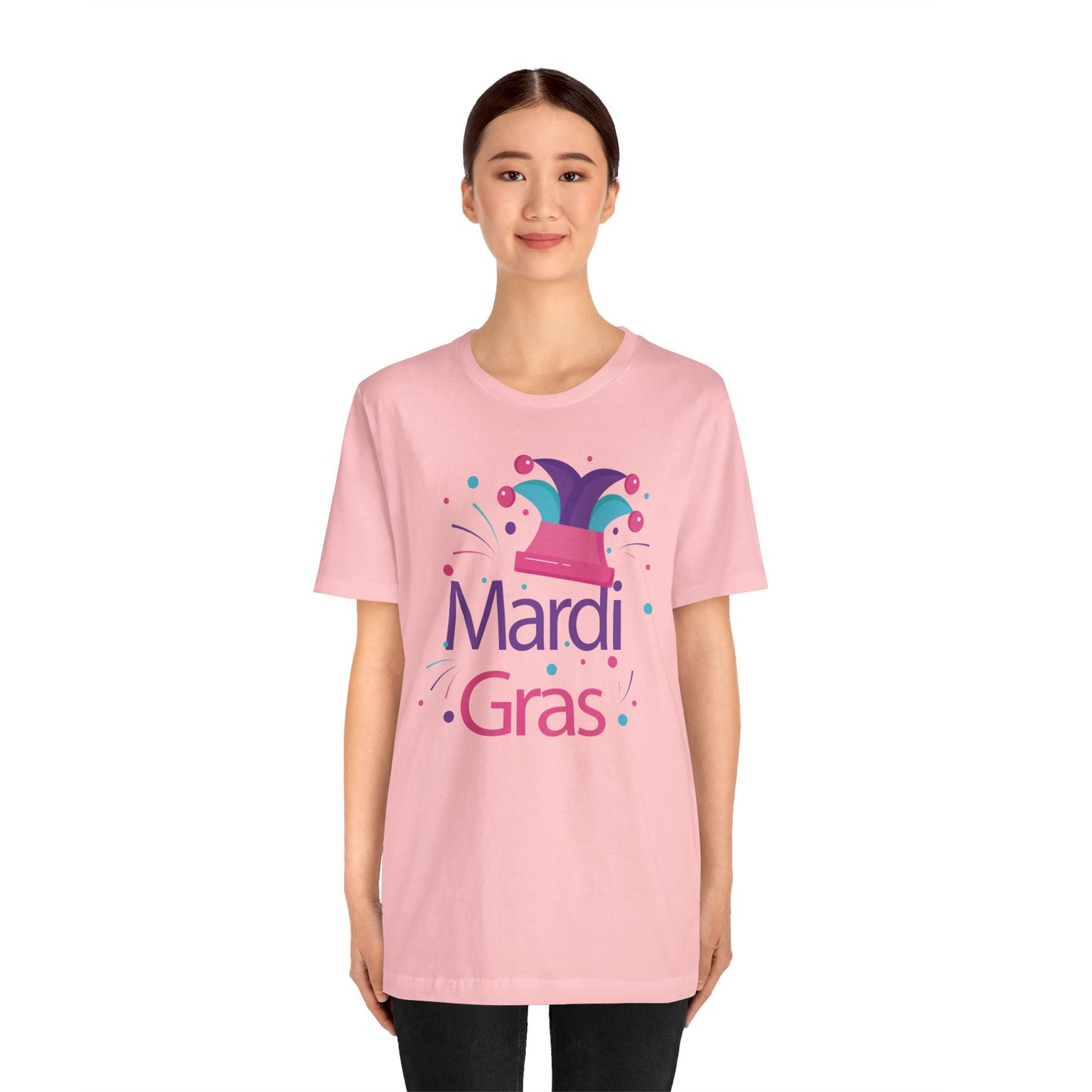 Tee-shirt en coton unisexe pour Mardi Gras