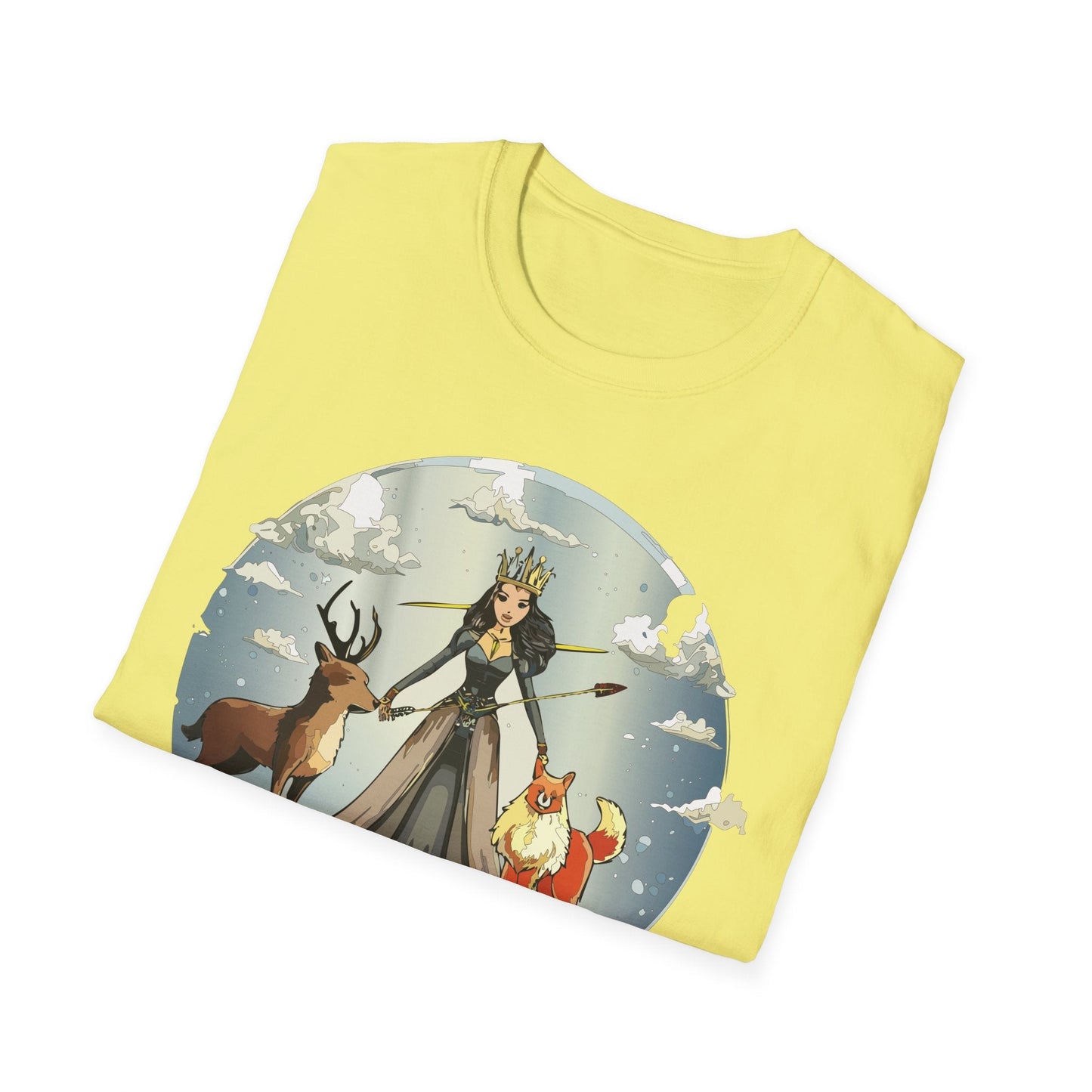 Womens Graphic T Shirt Art Design Tee Softstyle Gildan 64000 Cotton Comfort Fit Casual Wear