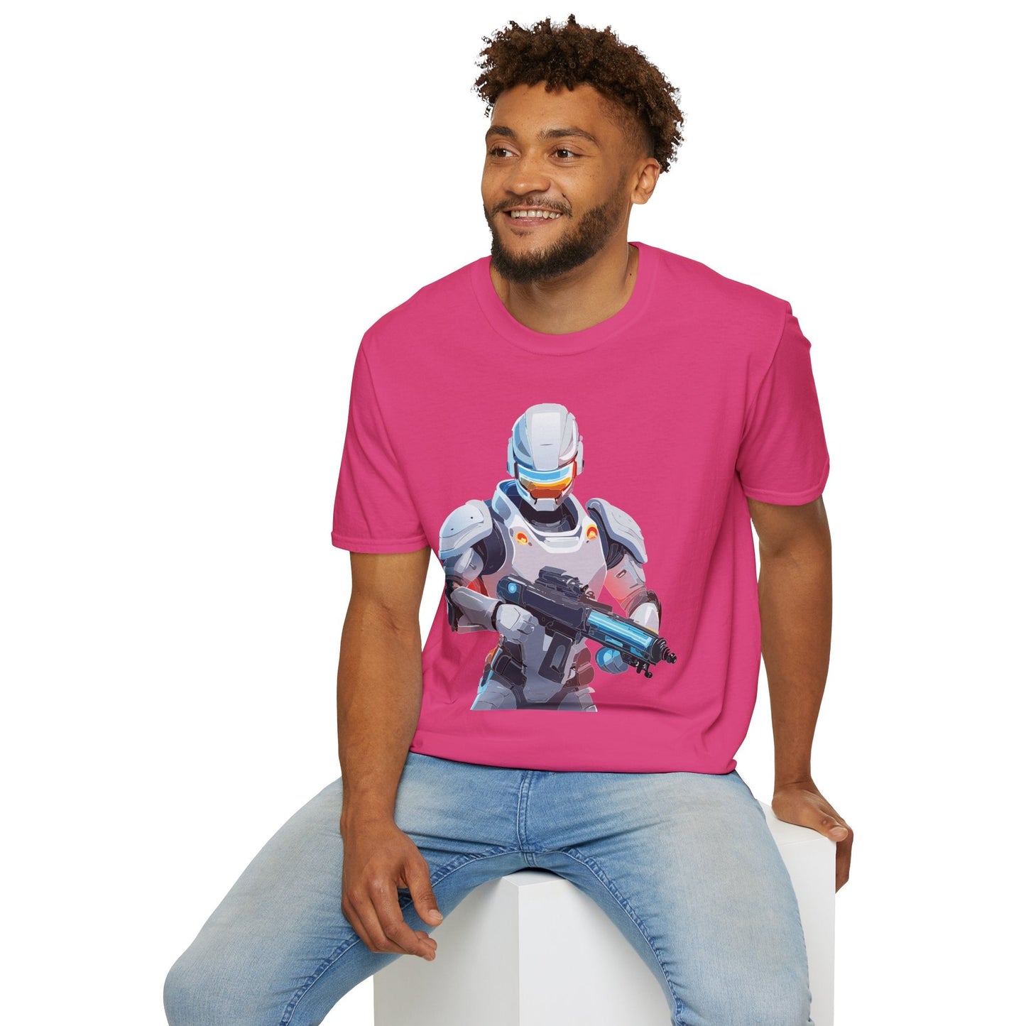 Robocop Graphic Unisex Cotton With Cyber Man Artwork Tee 6