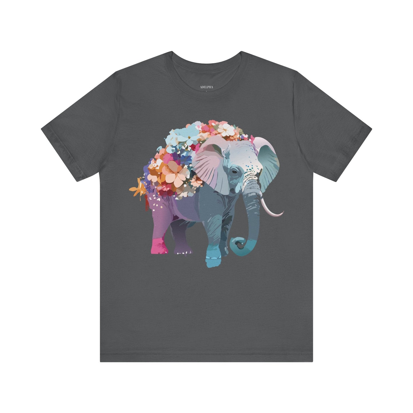 Elephant Graphic T Shirt Unisex Vintage Inspired Adelpha Artwork Short Sleeve Tee