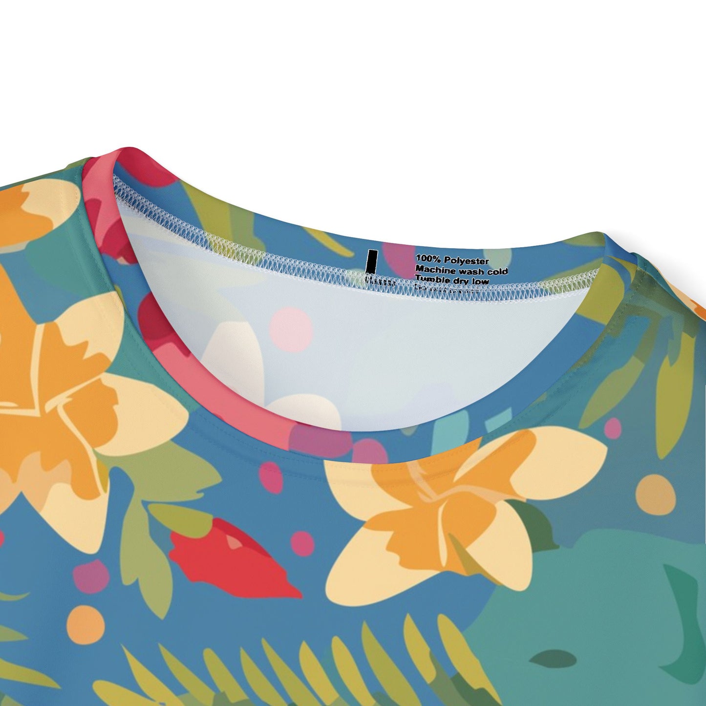 Unisex Floral Print Shirt, Shirt with Floral Print