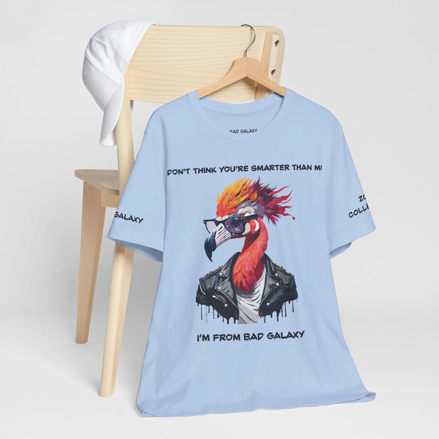Animal T Shirt Made To Order In USA From Bad Galaxy With Eco Friendly Inks And 100 Percent Cotton