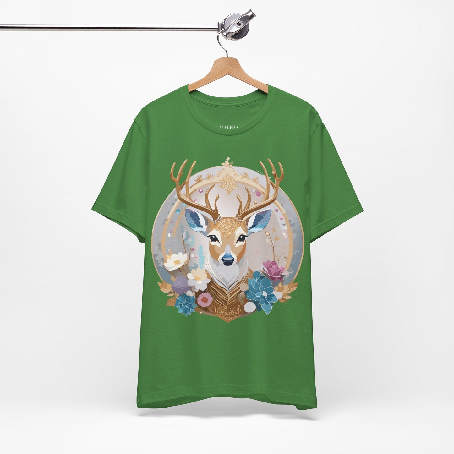 Adelpha Medallion Graphic Tee Unisex Short Sleeve Jersey Shirt Premium Vintage Inspired Artwork